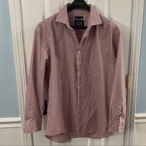 Joseph Abboud Pink Herringbone Shirt